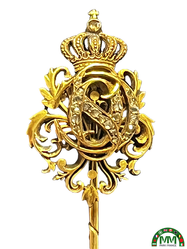 Broche princesse Marie-Clémentine de Saxe-Cobourg-Gotha