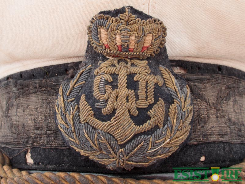 Шапка tenue été marine царски български officier