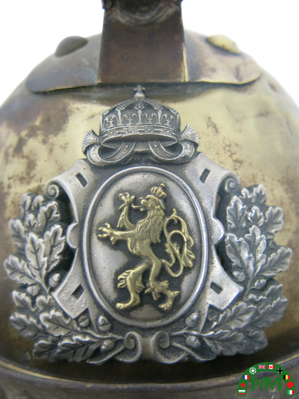 Casque български pompier période царски