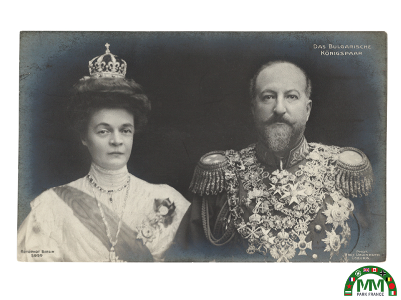 Пощенска картичка reine Eléonore et tsar Ferdinand 1er de Bulgarie