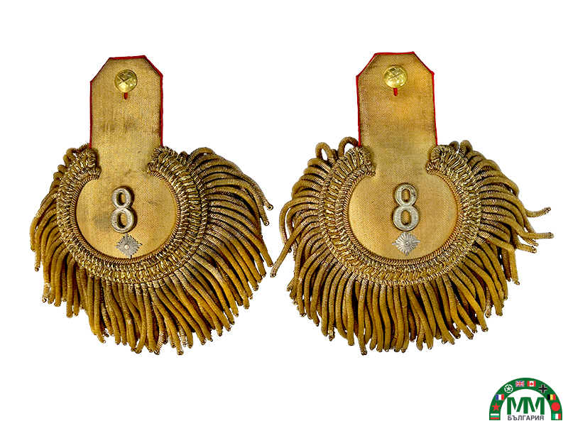 Epaulettes българскиs artillerie commandant