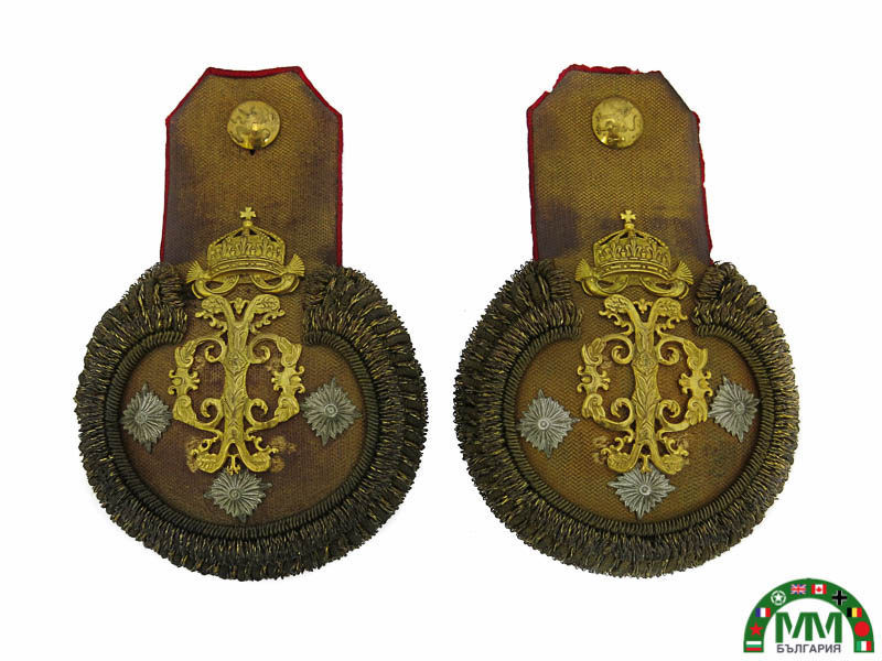 Epaulettes българскиs infanterie capitaine