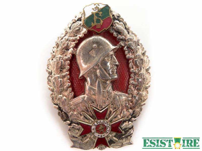 Знак du mérite infanterie армия царски български en argent