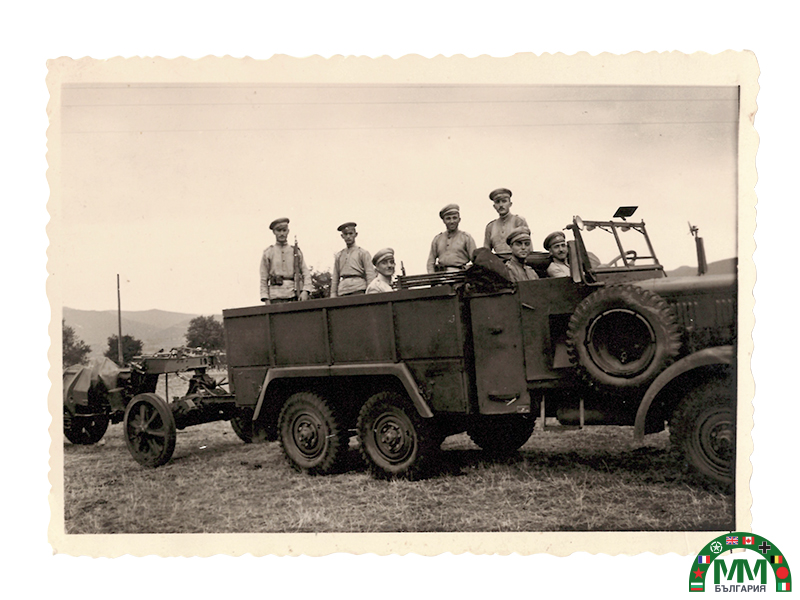 Снимка infanterie царски български et camion