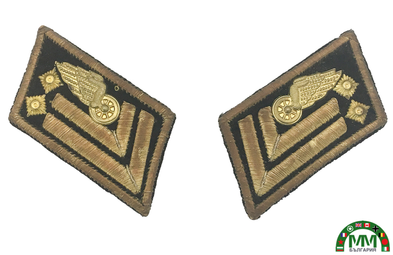 Pattes de col B.D.J. chemins de fer българскиs
