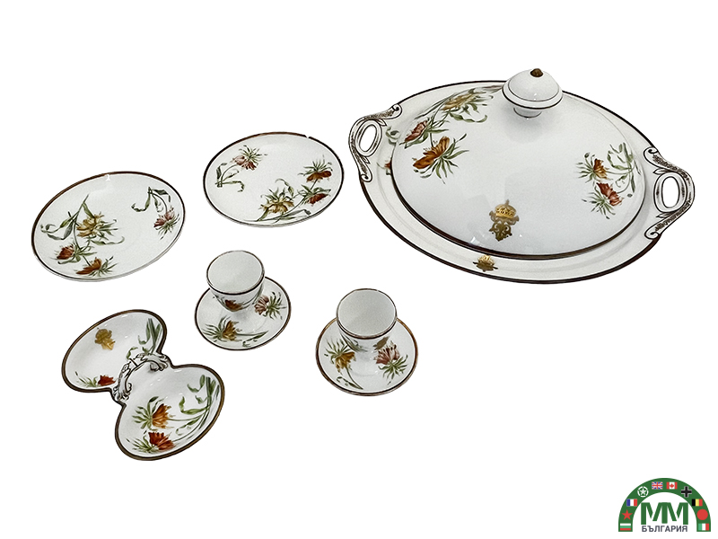 Sous-tasse български en porcelaine Ferdinand 1er