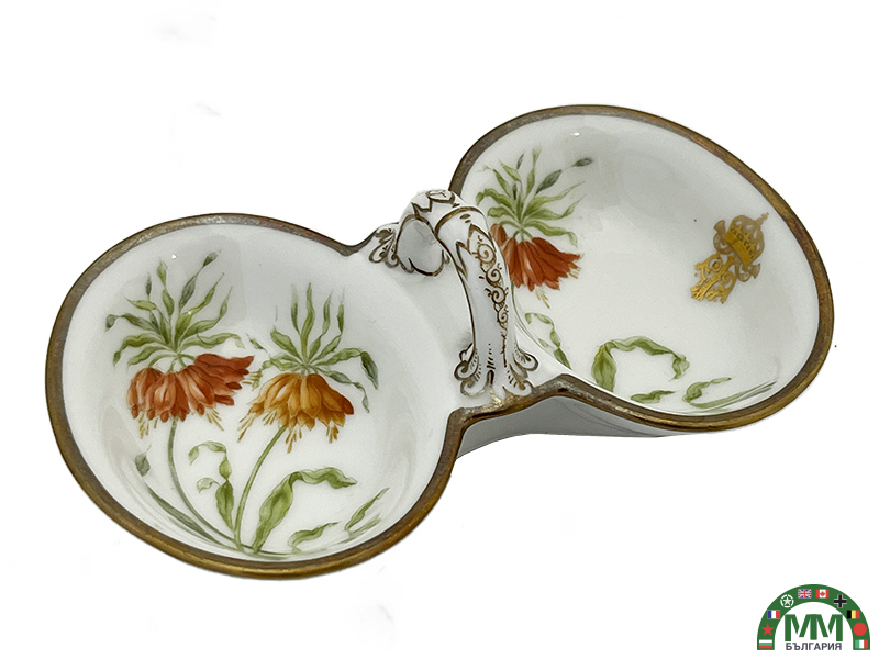 Salière-poivrière български en porcelaine Ferdinand 1er
