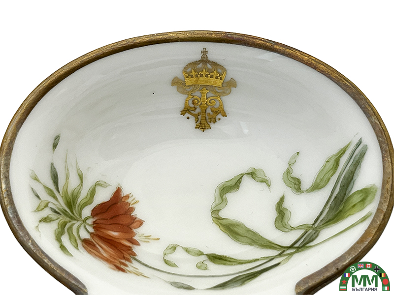 Salière-poivrière български en porcelaine Ferdinand 1er